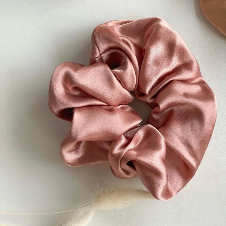 Pink Satin Srunchie_Products Sheet 1 (L&R)