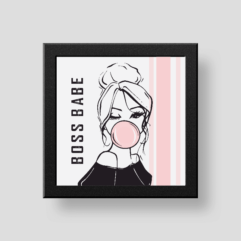 Boss babe wall/desk décor frame