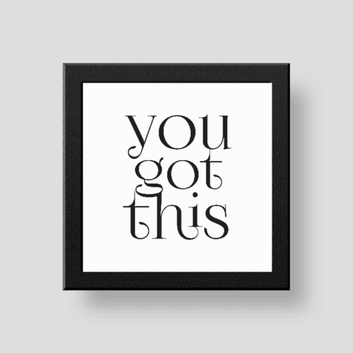 You got this wall/desk décor frame