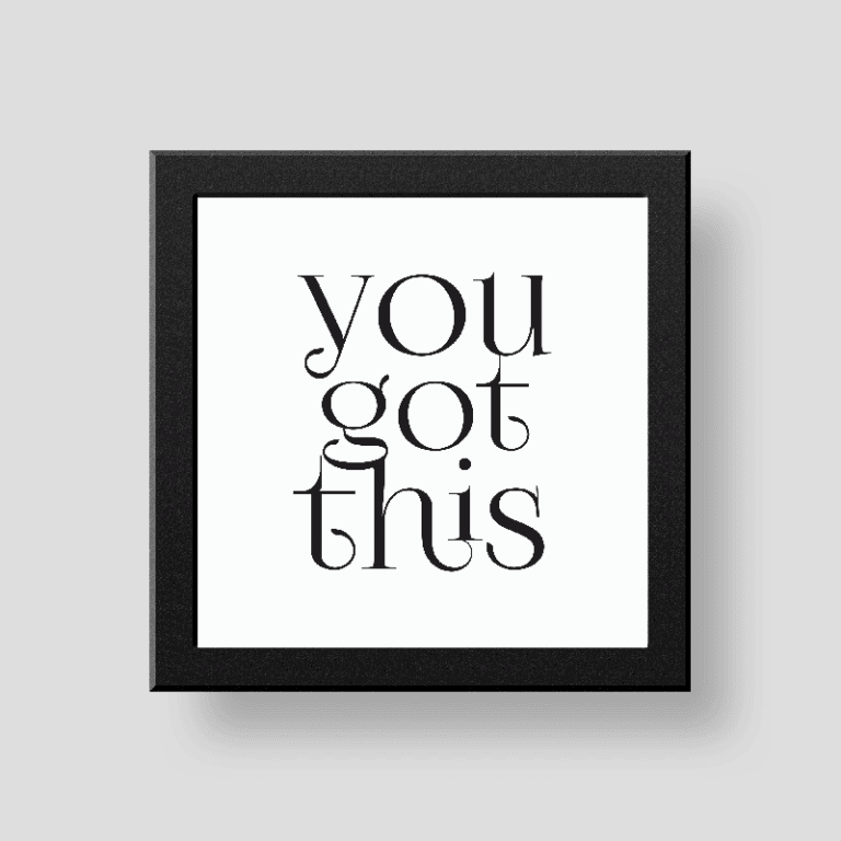 You got this wall/desk décor frame