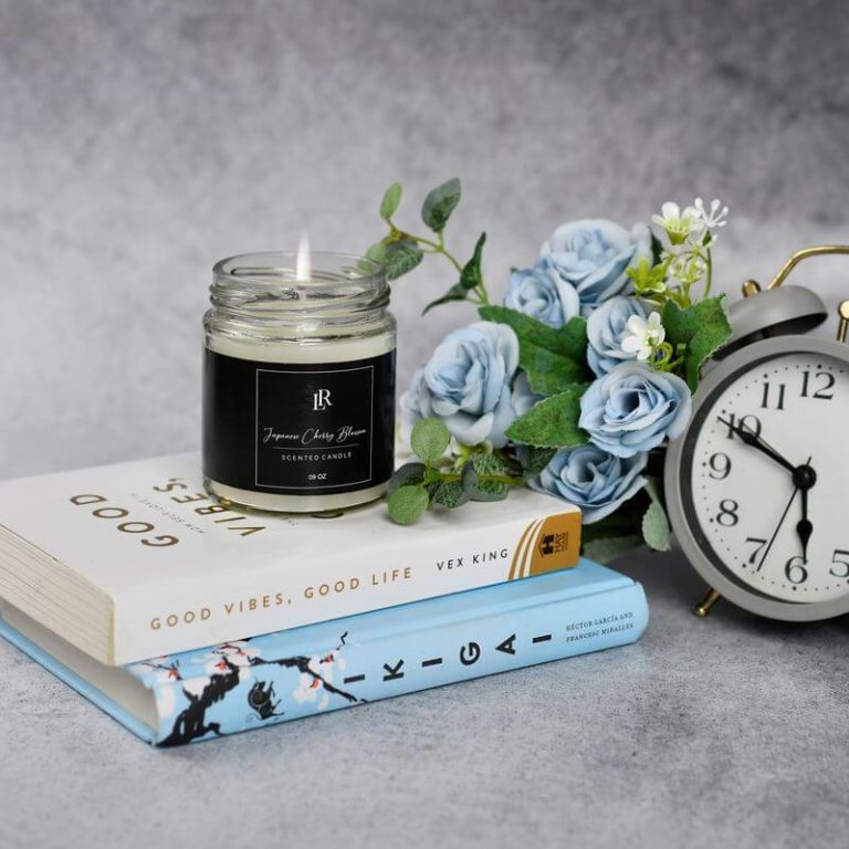 Japanese Cherry Blossom Candle