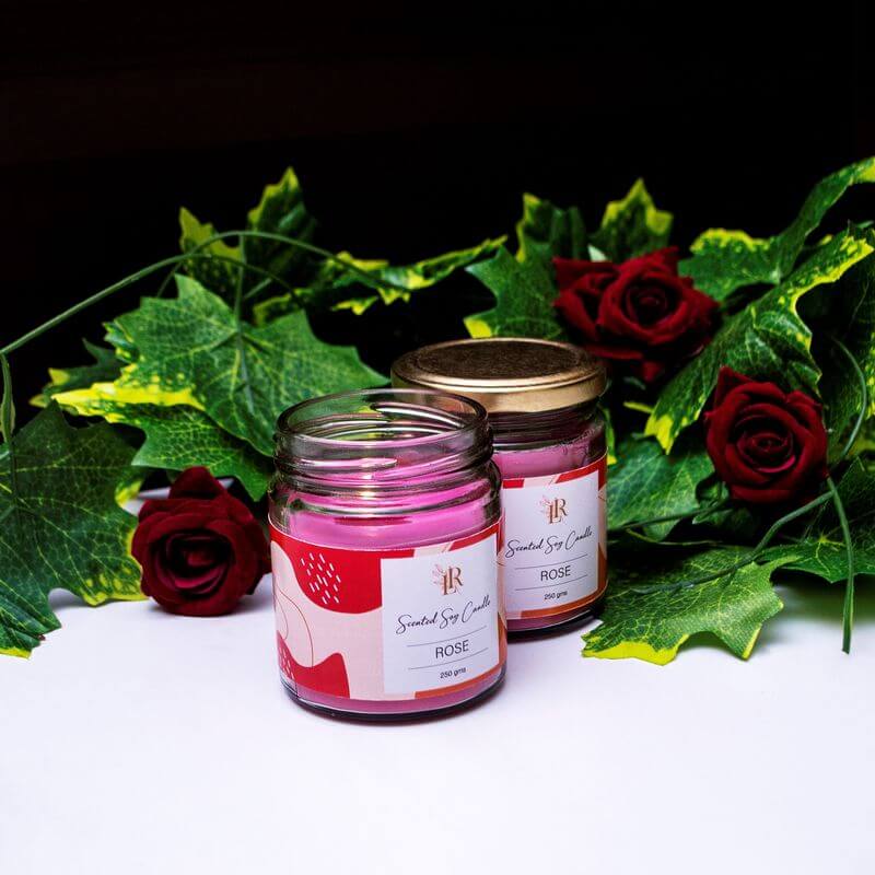 Rose Scented Candle