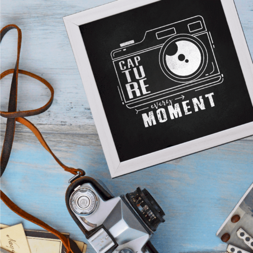 Capture every moment wall/desk décor frame