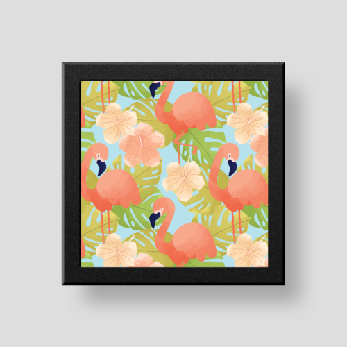 Flamingo wall/desk décor frame