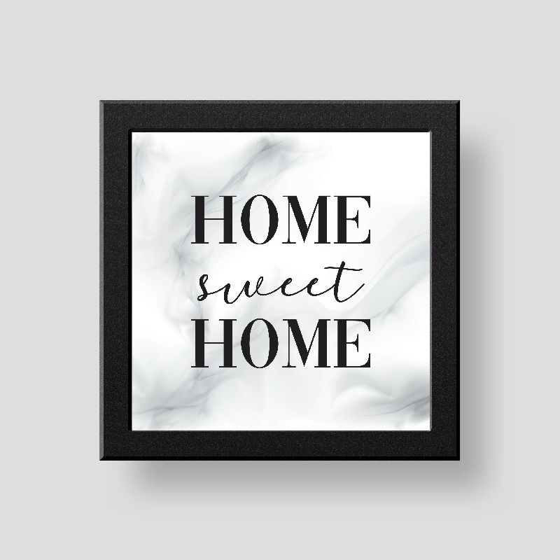 Home sweet home wall/desk décor frame