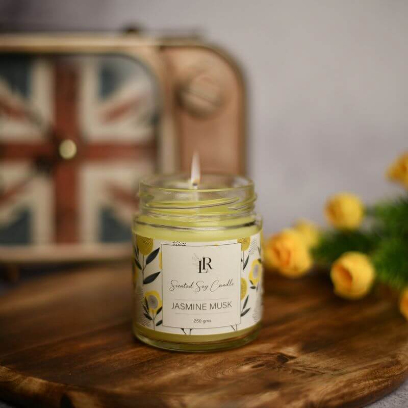 Jasmine Musk Scented Candle