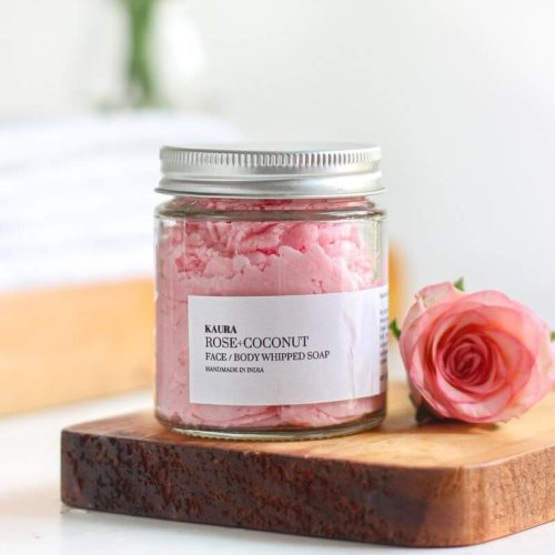Rose & Coconut Whipped Soap